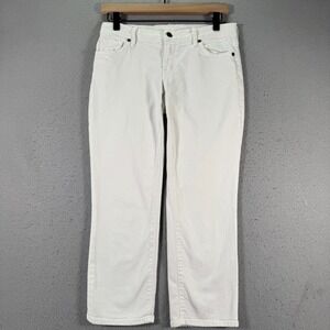 Citizens Of Humanity Kelly‎ #63 Stretch Low Waist Cropped Jeans Womens 27 White
